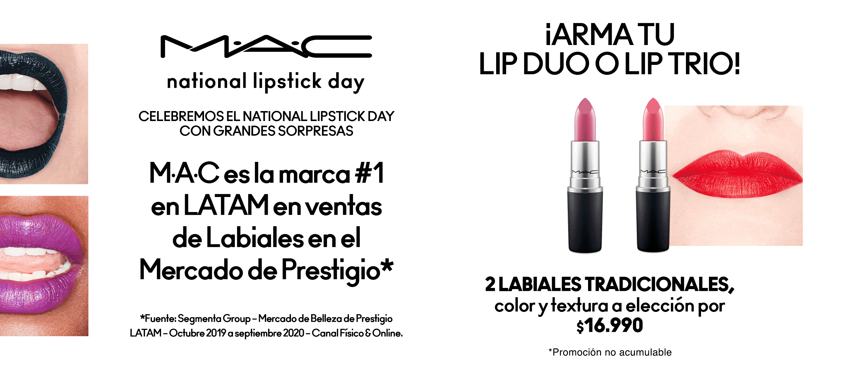 Arma tú duo o lip trio! en Mac Cosmetics