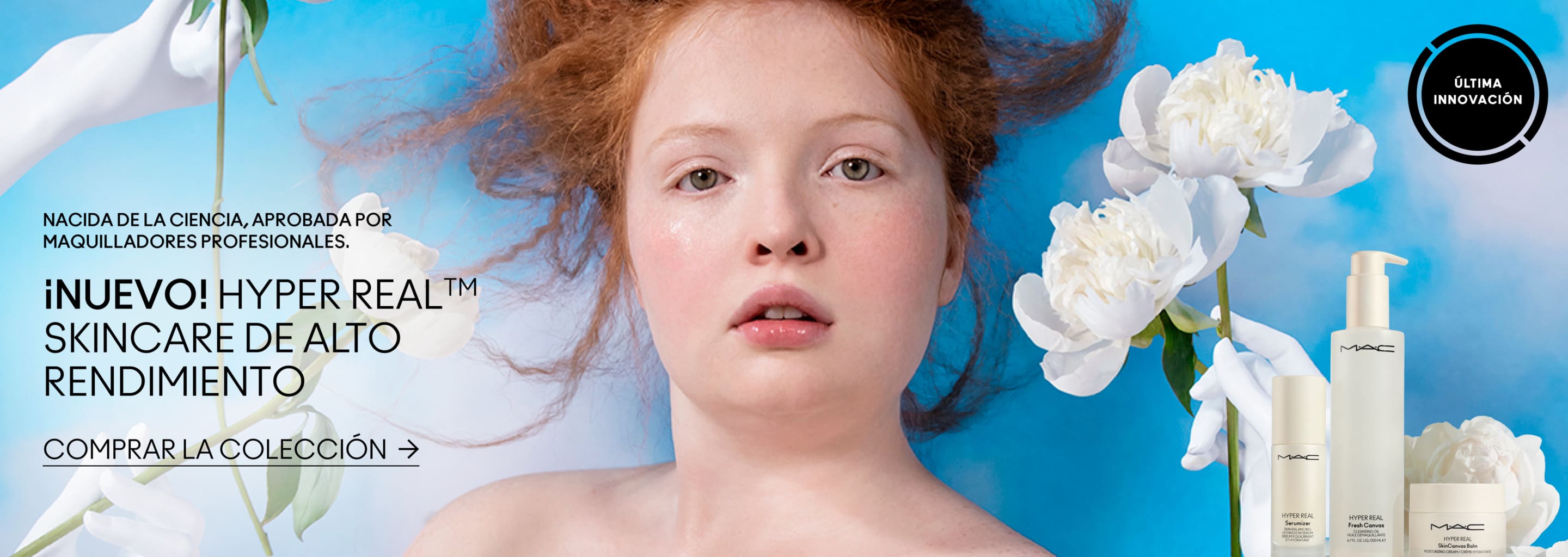 Productos Hyper Real con modelo