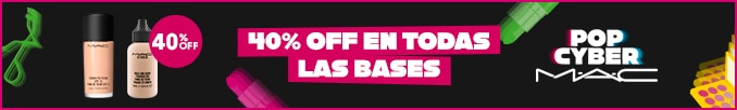 40% OFF en todas las bases, Mac Cosmetics 40% OFF en todas las bases, Mac Cosmetics