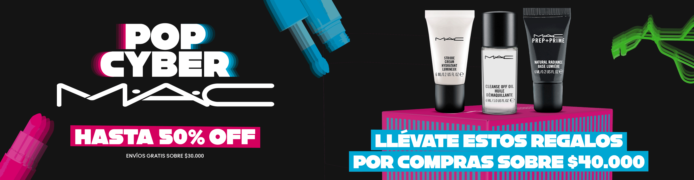 Pop Cyber M·A·C! Descubre los mejores kits y productos que tenemos preparados para ti