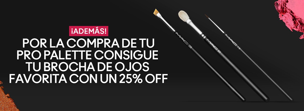 25 por ciento off en brochas
