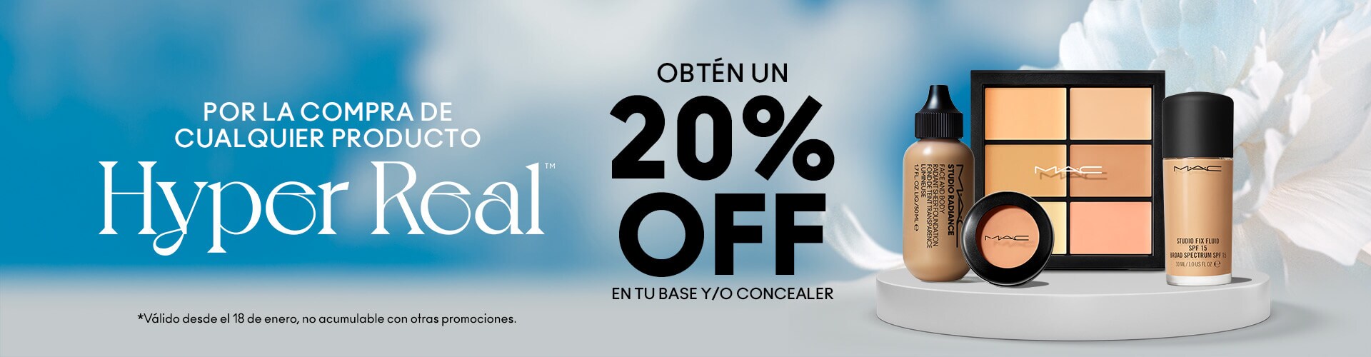 promoción bases de maquillaje