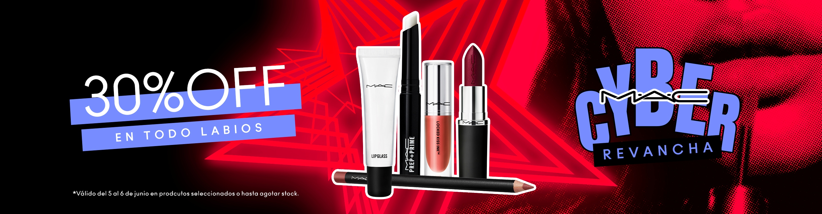 30% en todo Labios